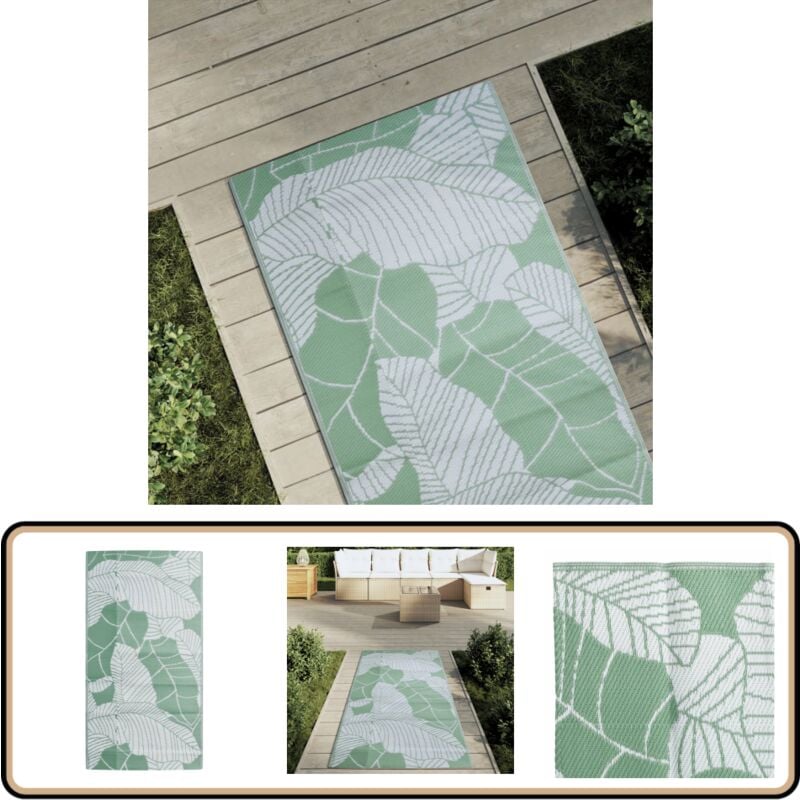 Vidaxl - Tapis d'extérieur arakil vert 80x150 cm pp - Tapis Exterieur - Tapis De Jardin - Tapis Veranda - Décoration Extérieur - Terrasse