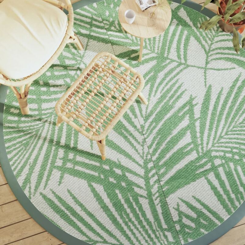 Vidaxl - Tapis d'extérieur arakil vert Ø200 cm pp