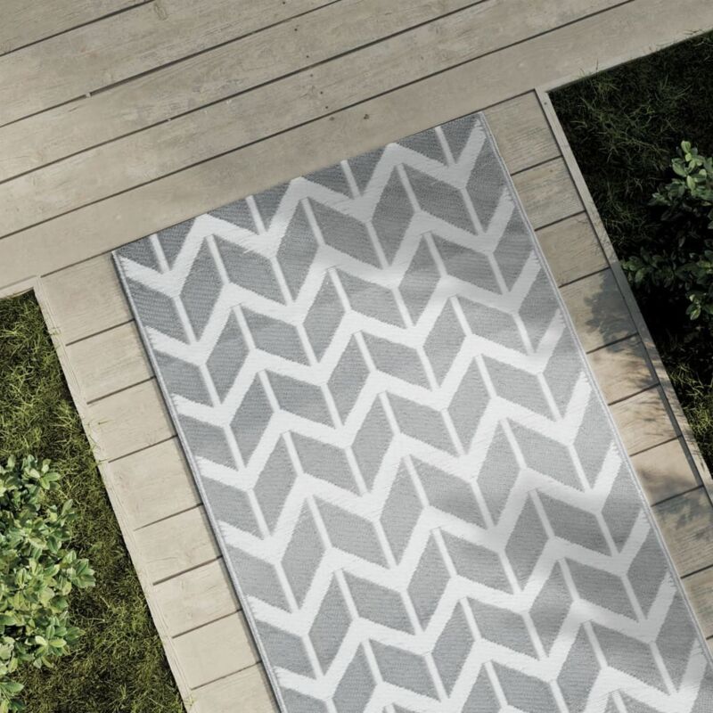 Vidaxl - Tapis d'extérieur Gris 80x150 cm pp