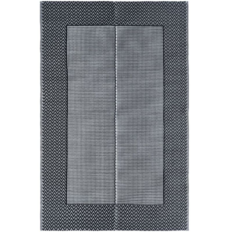vidaXL Outdoor-Teppich ARAKIL Grau 160x230 cm PP