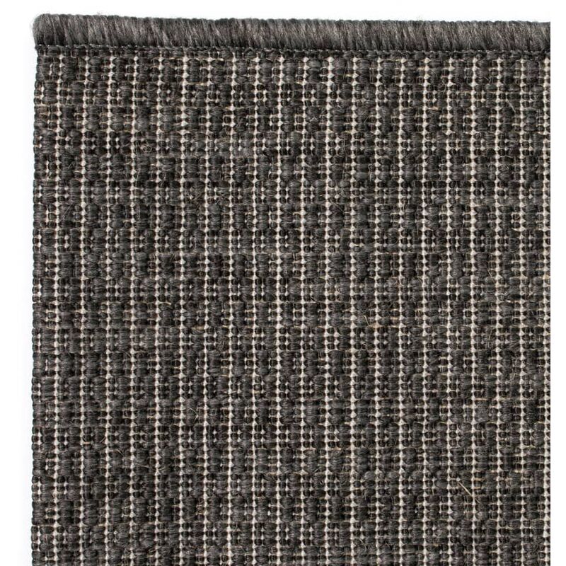 Tapis Dextérieurdintérieur Aspect Sisal 160x230cm Gris Foncé