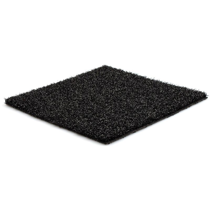 Vivol - Tapis d'extérieur Durham - Largeur 100 cm - Epaisseur 13,5 mm - Noir - Par mètre linéaire