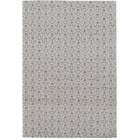 Tapis d'Extérieur Ethnique "Yoga" Gris & Crème 160 x 230 cm