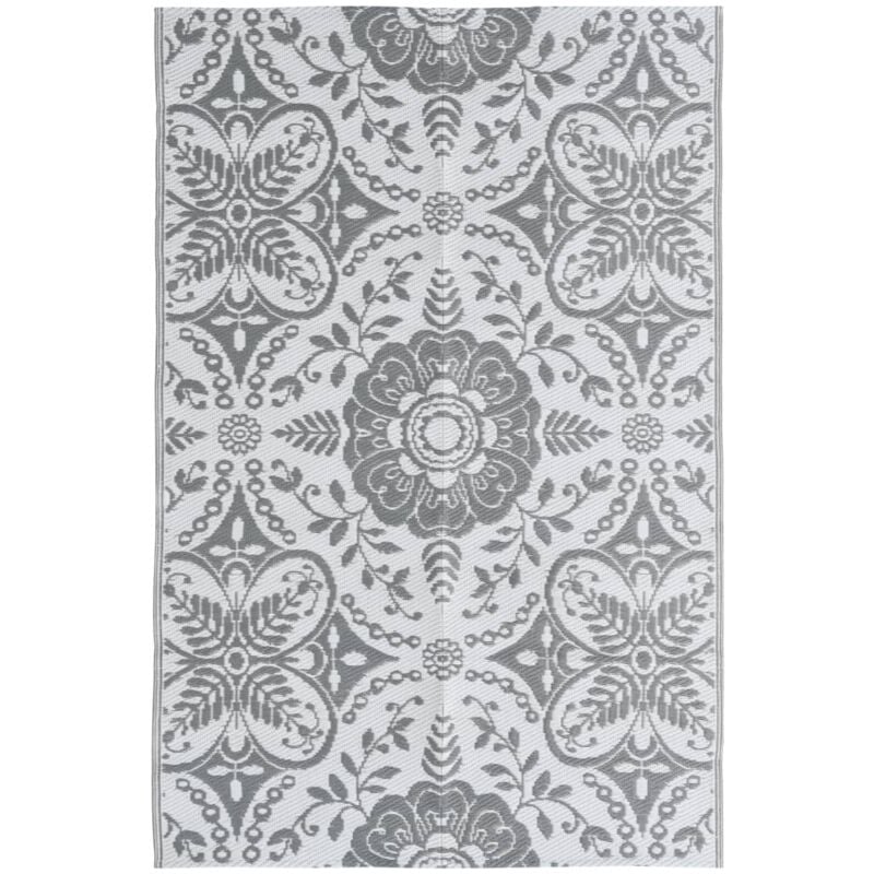 Hommoo - fimei Tapis d'extérieur Gris clair 120x180 cm pp