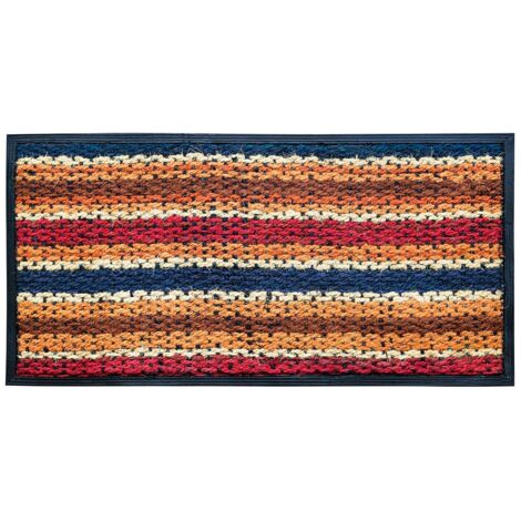 Tapis d'extérieur Paillasson Fibre de coco 50 x 100 cm Épaisseur 6mm INTEC