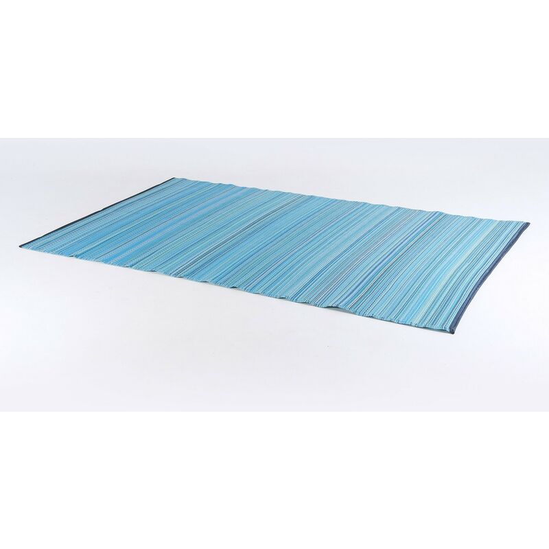 Edenjardin Alfombras - Tapis d'extérieur rectangulaire 120 x 180 cm, couleur bleu et vert