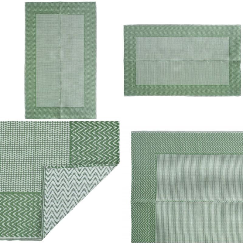 Vidaxl - Tapis d'extérieur arakil vert 160 x 230 cm pp - Tapis Exterieur - Tapis De Terrasse - Tapis De Balcon - Décoration Extérieure - Motif