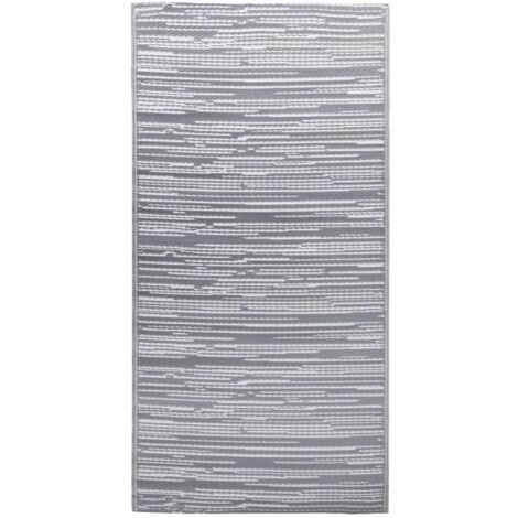 Tapis d'extérieur，Tapis de jardin Gris 120x180 cm PP CFW512317