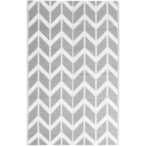 Tapis d'extérieur，Tapis de jardin Gris 120x180 cm PP CFW947660