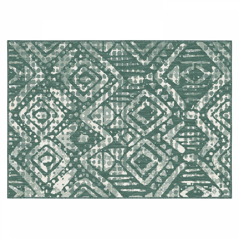 Oviala - Tapis d'extérieur en polypropylène 160 x 230 cm vert