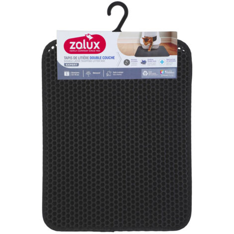 Tapis d'hygiène double fond 35 x 45 cm pour maison de toilette chat - zolux