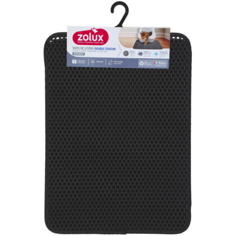 Tapis d'hygiène double fond 40 x 55 cm pour maison de toilette chat - zolux