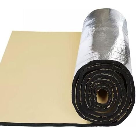 Tapis d'insonorisation 50cm x 100cm x 10mm – Isolation acoustique et thermique ignifuge – Amortissement des vibrations pour voitures - 50cmx100cmx10mm