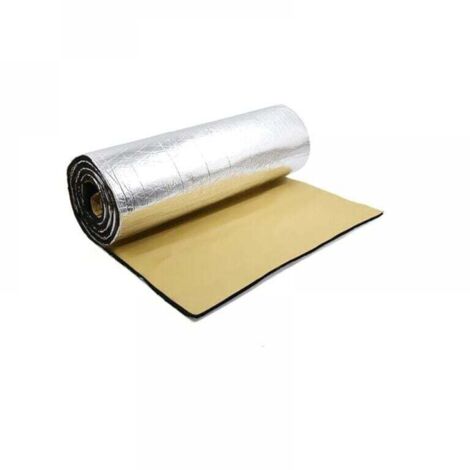 Tapis d'insonorisation de voiture, mousse insonorisante, isolation universelle imperméable et insonorisée 50cm x 200cm x5 mm
