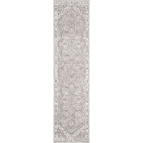 Safavieh Traditional Indoor Woven Area Rug, Brentwood Collection, BNT852, in Cream & Grey,