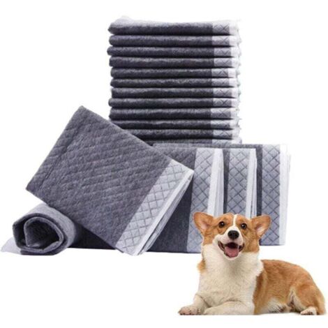 Tapis éducateur pour chien, tapis jetables pour l'apprentissage de la propreté, super absorbants et neutralisant les odeurs, anti-fuites, 33 x 45 cm