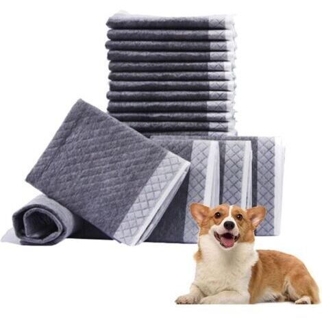 Tapis éducateur pour chien, tapis jetables pour l'apprentissage de la propreté, super absorbants et neutralisant les odeurs, anti-fuites, 33 x 45 cm