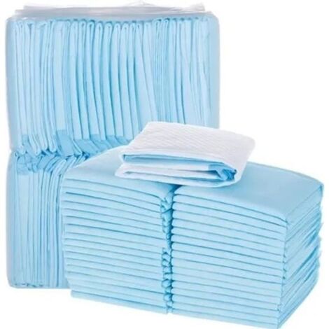 Tapis Educateurs Lot de 50 - 45cm x 60cm - Polymère antibactérien - absorbants