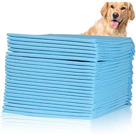Tapis Éducateurs Pour Chien - 60 x 90 cm - Absorbants Imperméables Avec Couche Antifuite En Film PE - Pour Dressage Canin Et Animaux Incontinents - 20 Pièces