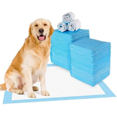 Tapis éducateurs pour Chiens 50Pcs 60x45cm Super-absorbance apprentissage de proprete Pour Pets Chien