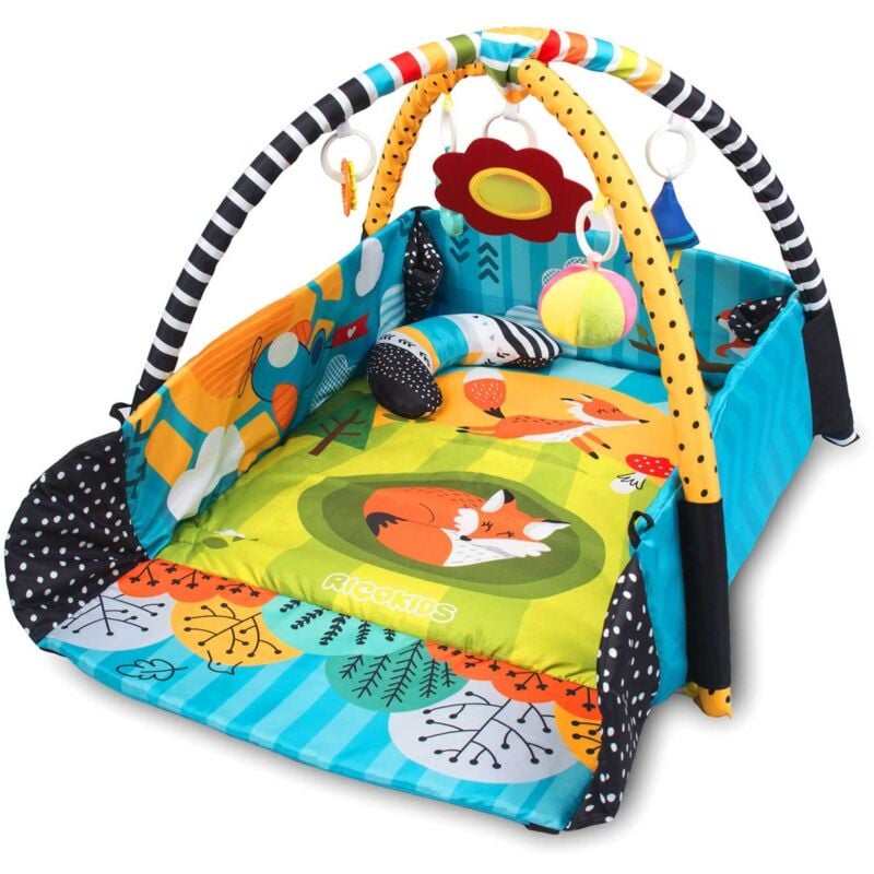 Tapis éducatif interactif 110 x 100 cm Lisek Ricokids