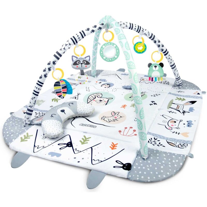 Tapis éducatif interactif 110 x 100 cm Ricokids lapin