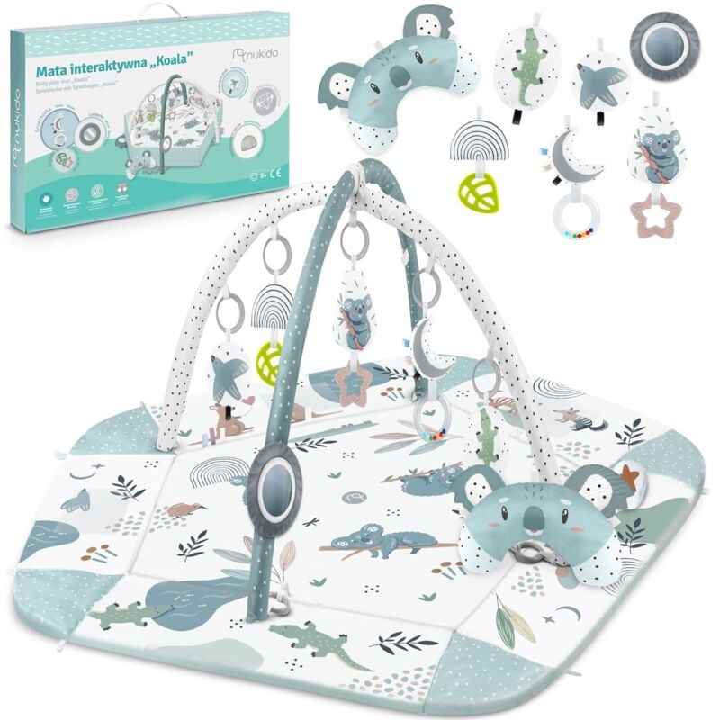 Tapis éducatif interactif 136 x 136 cm Koala Nukido