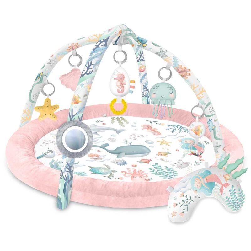 Tapis éducatif interactif Ocean Nukido - rose