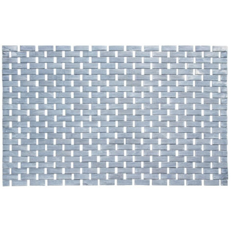 Tapis "Effet Bois" 50x80cm Gris