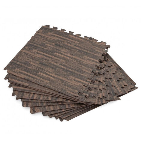 Tapis effet bois pour spa et piscine Bestway 3m² - 12 dalles