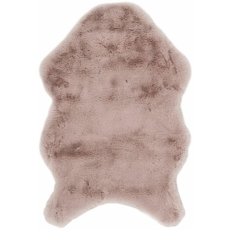 Tapis effet fourrure extra doux à poils fins