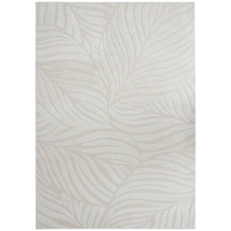 Tapis effet laine Anoai blanc 200x150cm - Atmosphera créateur d'intérieur