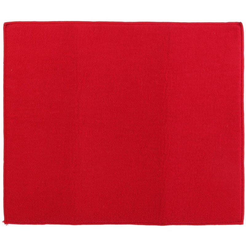 Tapis égouttoir à vaisselle en microfibre rouge