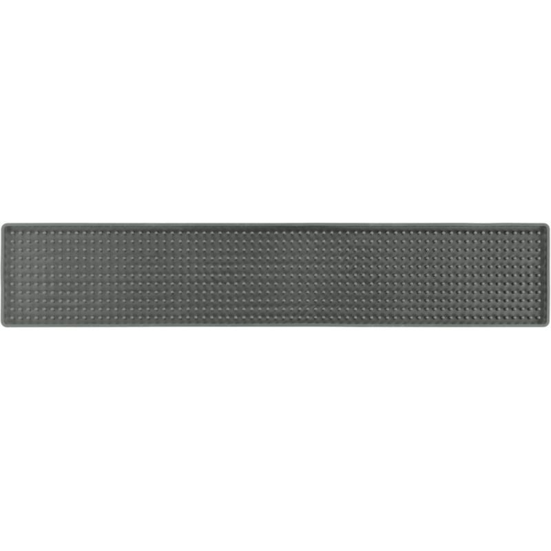 Tapis égouttoir à vaisselle Slim Wenko Pour sécher vaisselle et verres, Tapis d'évier en plastique haute qualité, Compatible lave-vaisselle, 8x42cm,