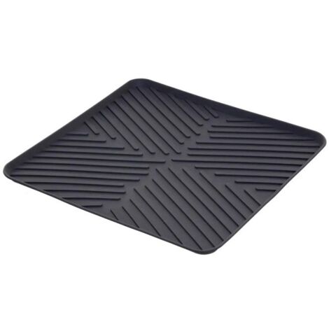 Tapis Egouttoir Fond D'évier "néo" 30x30cm Gris