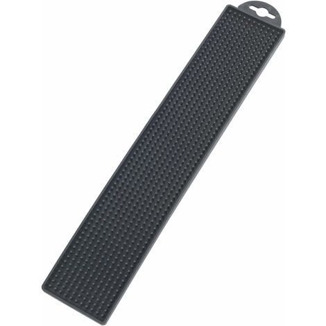 Tapis Egouttoir Slim noir, Egouttoir vaisselle, silicone souple, 50.581cm
