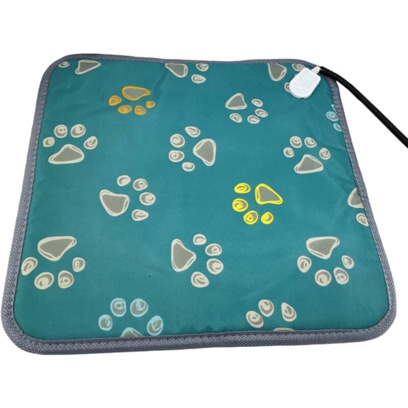 Tapis électrique pour chats, tapis imperméable pour animaux de compagnie. Tapis chauffant pour animaux de compagnie avec température réglable, câble