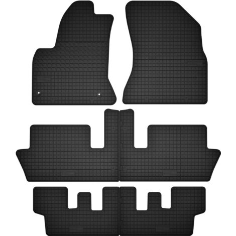 Tapis en caoutchouc 3 rangées, 7 personnes pour : Citroën C4 Picasso I monospace (de 2006 à 2013)
