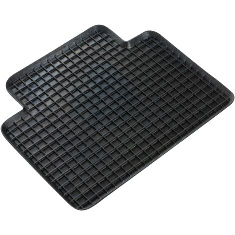 Tapis en caoutchouc alvéolé 47x40 cm Arrière noir