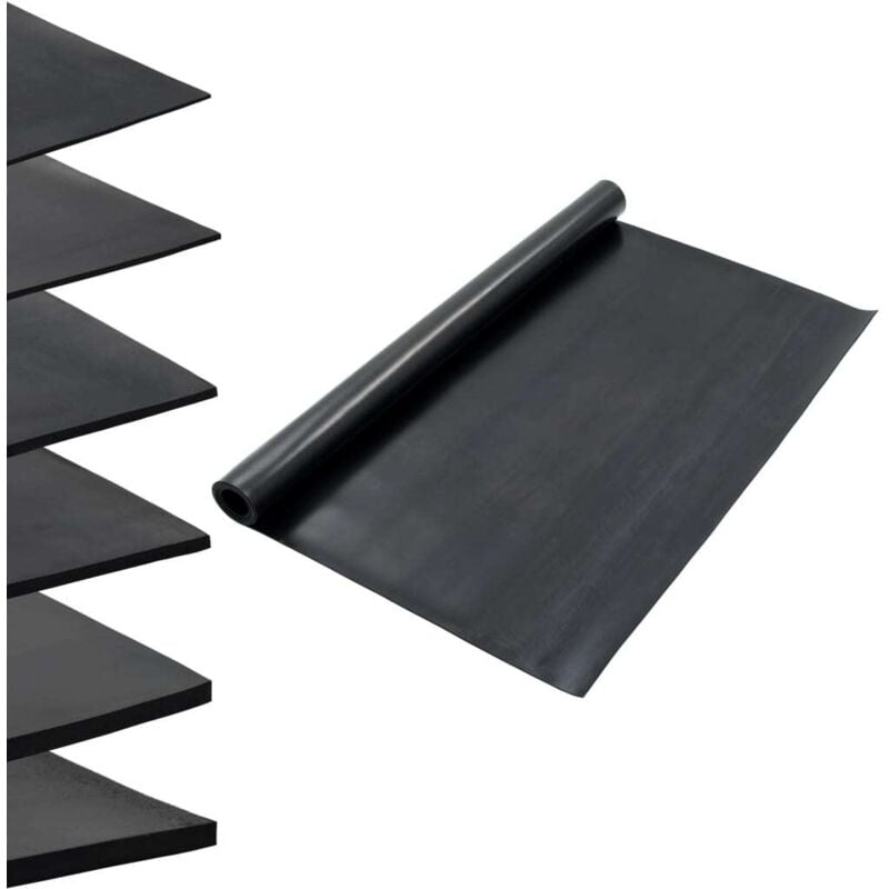 Vidaxl - Tapis en caoutchouc antidérapant 1,2x2 m 3 mm Lisse