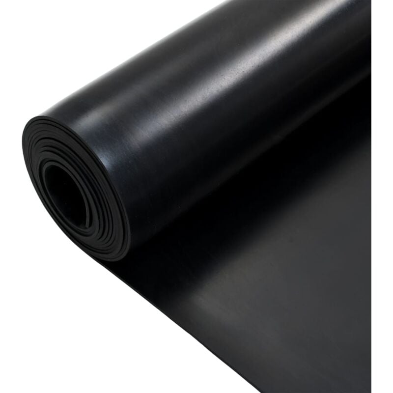 Vidaxl - Tapis en caoutchouc antidérapant 1,2x5 m 3 mm Lisse