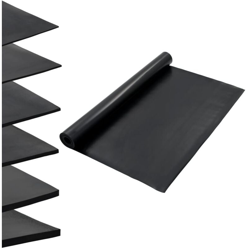 Vidaxl - Tapis en caoutchouc antidérapant 1,2x5 m 2 mm Lisse