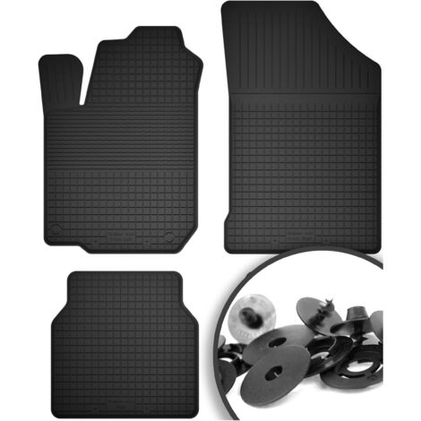 Tapis en caoutchouc + butées pour : Volkswagen Golf III cabriolet, hatchback, break (1993-2002)