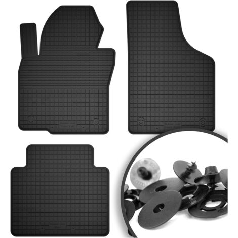 Tapis en caoutchouc + butées pour : Volkswagen Tiguan I minivan (2007-2015)