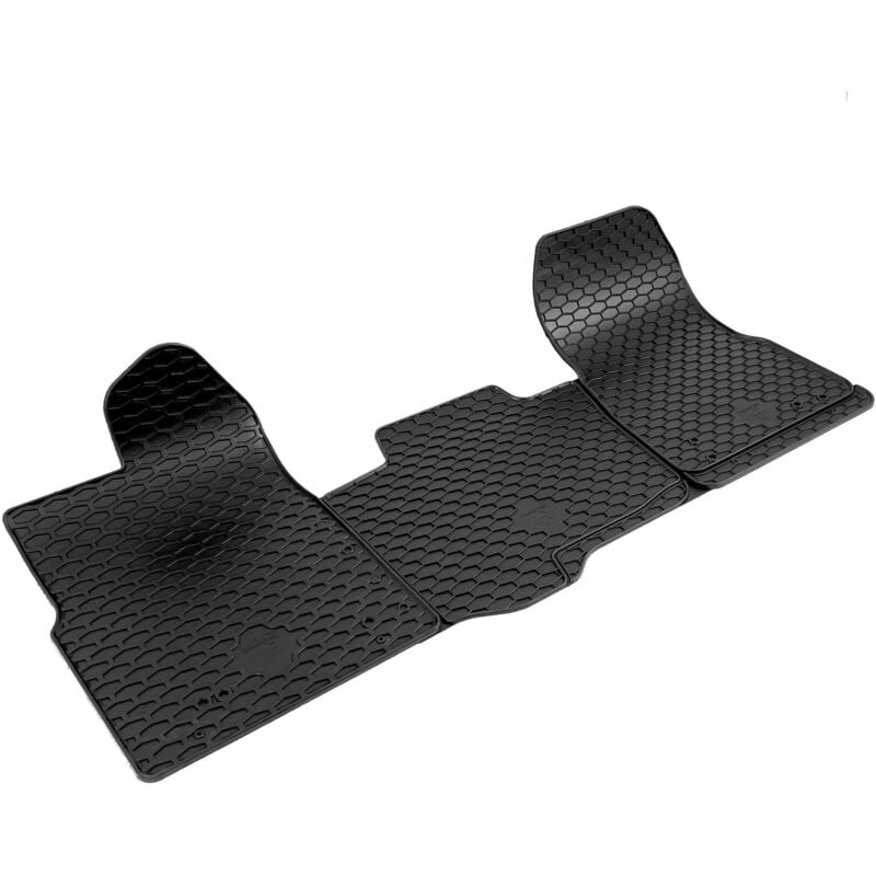 Tapis en caoutchouc DirtGuard pour Ford Transit Custom V362 09/2012- auj., Ford Transit V3663 08/2013- auj., 2 places avant
