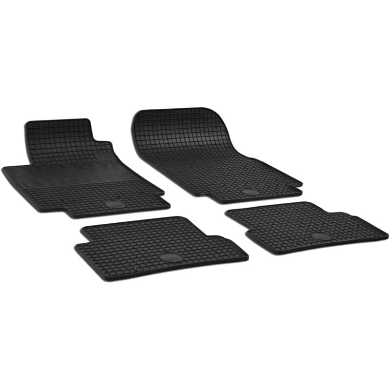 Tapis en caoutchouc DirtGuard pour Renault Modus/Grand Modus 2004-2012, Clio iii 2005-2012, Clio 2012-2019, Captur 2013-2019