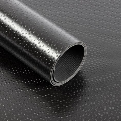 Tapis en caoutchouc Dots Noir 120 x 150 cm