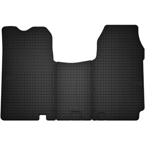 Tapis en caoutchouc, première rangée, pour : Renault Trafic II fourgon (de 2001 à 2014)