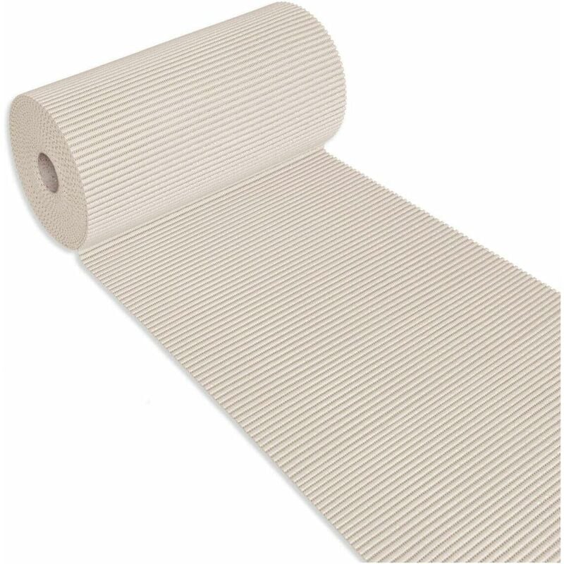 Tapis en gomme Souple Piscine Évier Rouleau de 15 mètres Polyvalent - Beige