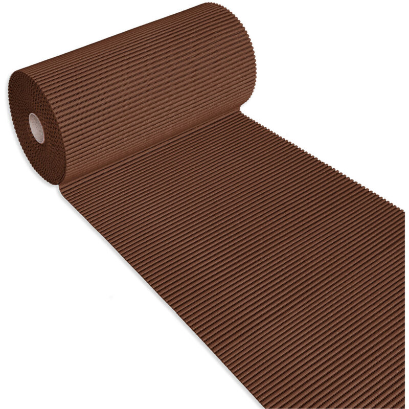 Tapis en gomme Souple Piscine Évier Rouleau de 15 mètres Polyvalent - Marron
